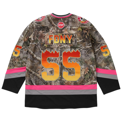 Supreme x FDNY Hockey Jersey Camo