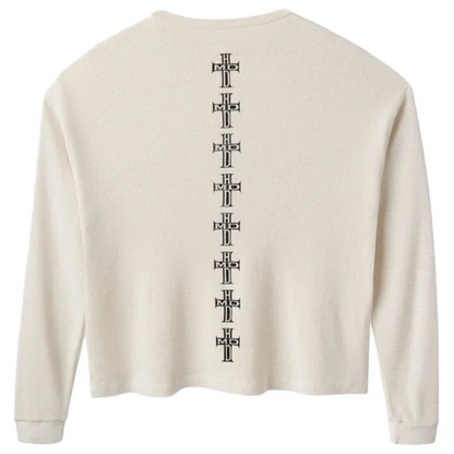 Happy Memories Don't Die HMDD HC Spine Cream Thermal Tee