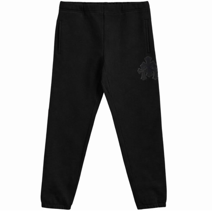 Chrome Hearts Paper Jam Cross Sweatpants Black