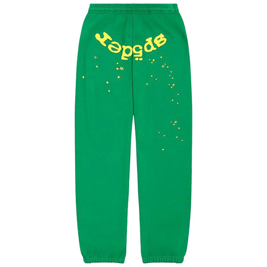 Sp5der Star OG Web V2 Sweatpant Slime Green