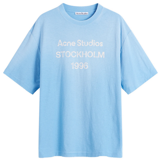 Acne Studios Distressed Logo-Print Tee