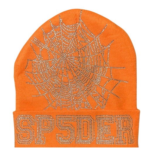 Sp5der Web Beanie Orange
