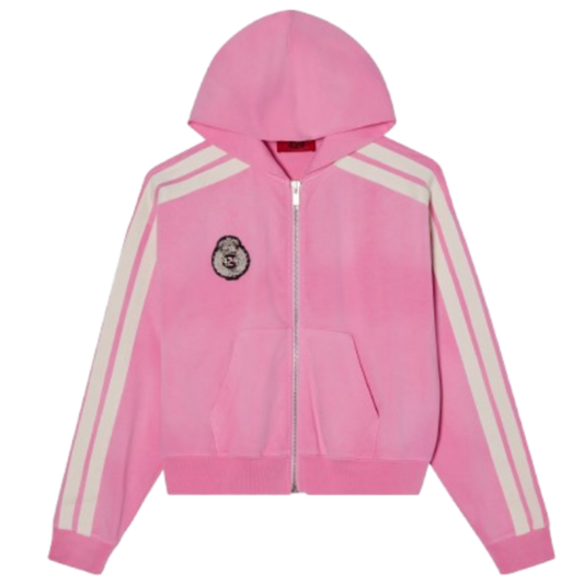 424 Crest Hoodie Pink