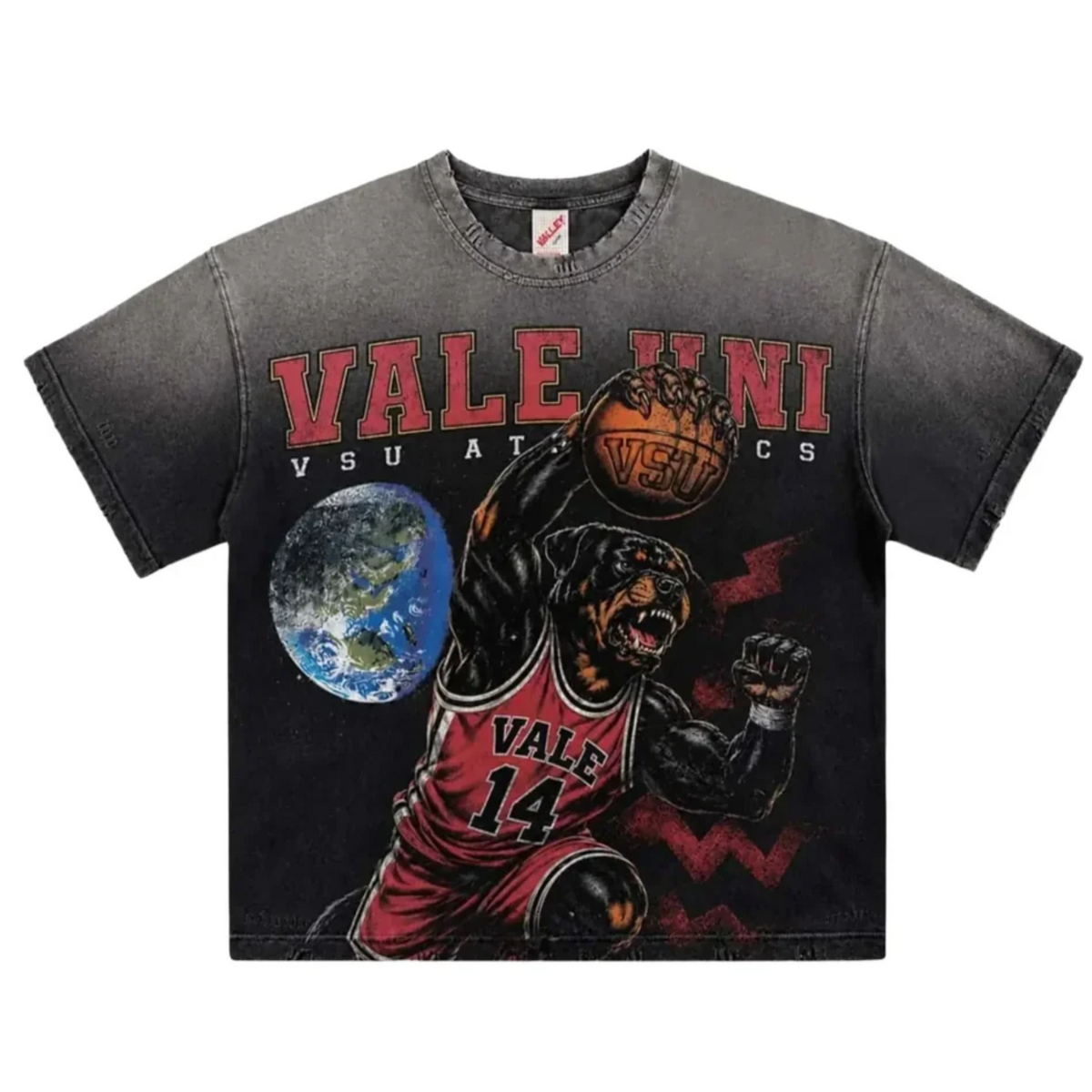 Vale Forever Dog Basketball Tee Black
