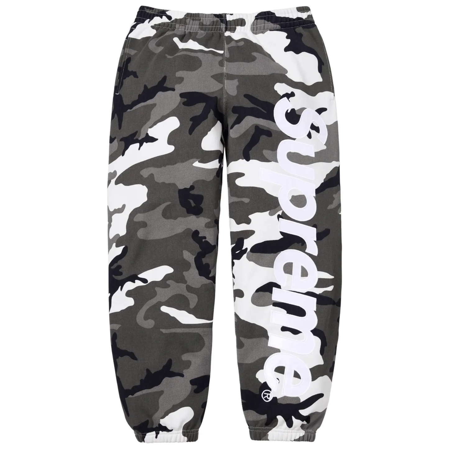 Supreme Satin Appliqué Sweatsuit Snow Camo