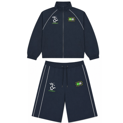 Nike x Greedy Unit Screwman Navy Track Suit